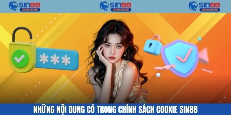 Những nội dung có trong chính sách Cookie Sin88